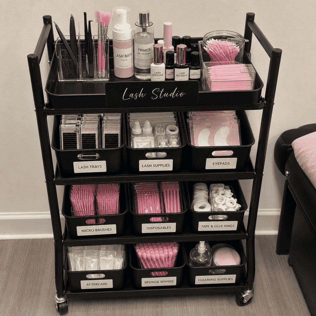 lash salon supplies