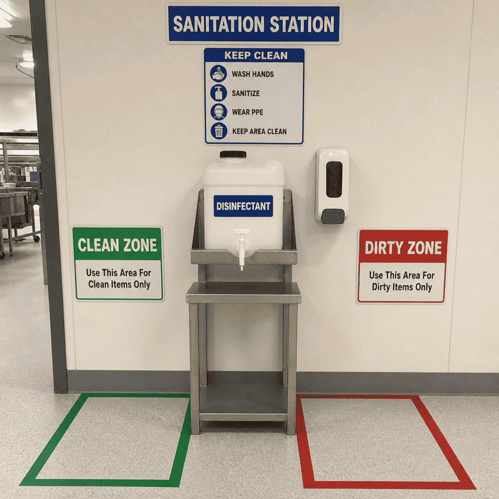 sanitation station