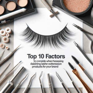 Top 10 Factors to Consider When Choosing Lash Extension Products for Your Brand