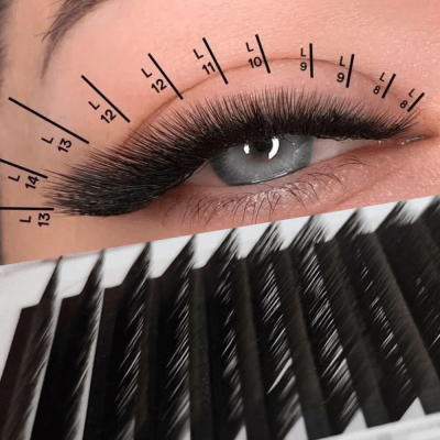 L curl fox eyelash extensions