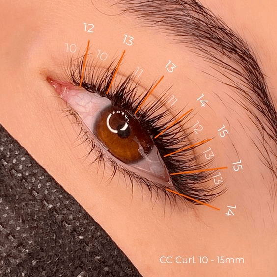 hybrid lashes mapping