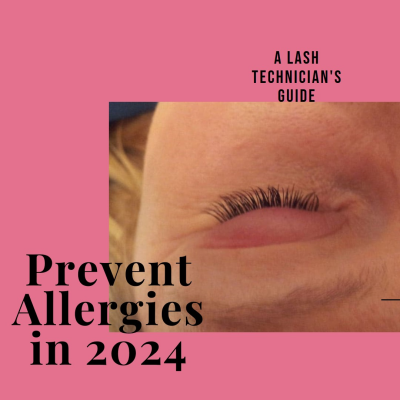 lash extension allergy