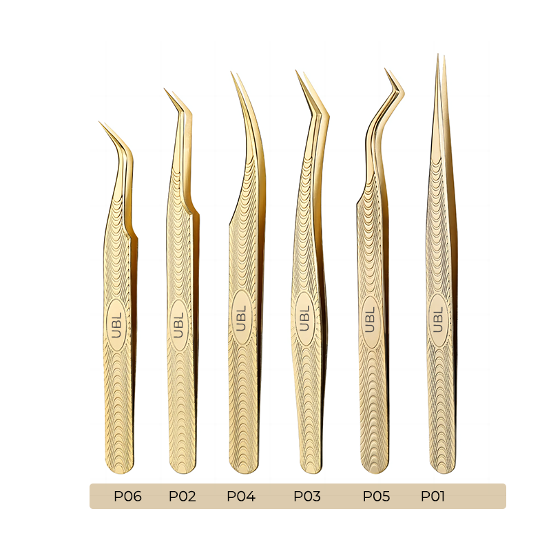 lash tweezer gold