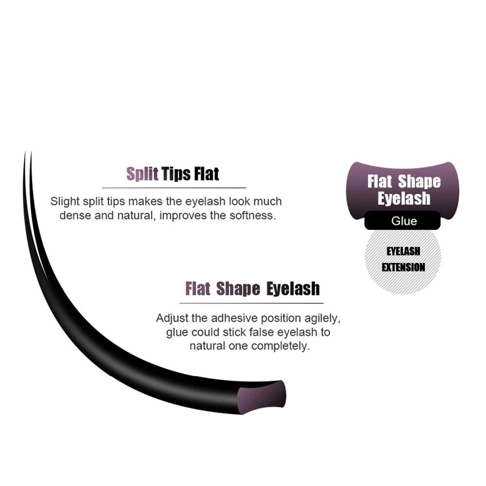 flat ellipse lash extension