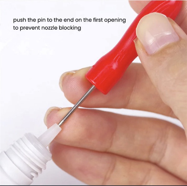 glue nozzle pin